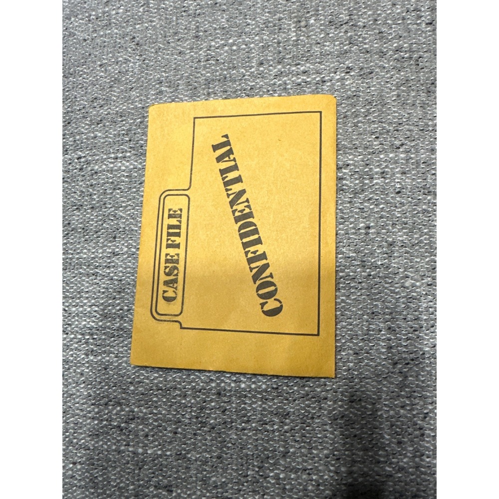 Clue master detective case file replacement Manila envelope